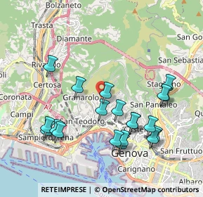 Mappa Vesuvio 2, 16134 Genova GE, Italia (2.055)