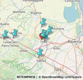 Mappa Via Crociar Basso, 48022 Lugo RA, Italia (25.69563)