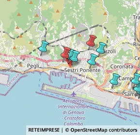 Mappa Via Antonio Canobbio, 16154 Genova GE, Italia (1.95455)