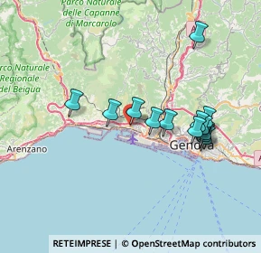Mappa Via Antonio Canobbio, 16154 Genova GE, Italia (6.80538)