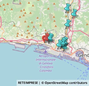 Mappa Via Antonio Canobbio, 16154 Genova GE, Italia (3.18182)