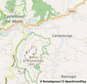 Mappa Via e comici, 42035 Castelnovo Ne Monti RE, Italia (0.85769)