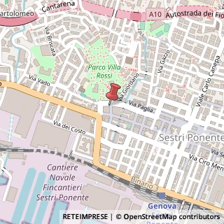 Mappa Piazza Albertina, 19r, 16154 Genova, Genova (Liguria)