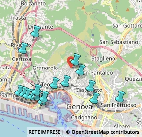 Mappa Via Giovanni Casaccia, 16136 Genova GE, Italia (2.41588)