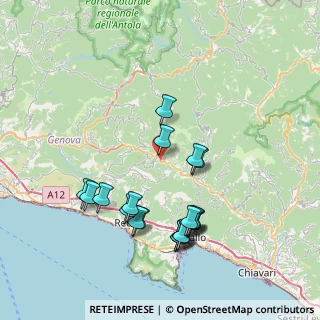 Mappa Strada Statale, 16047 Moconesi GE, Italia (8.055)