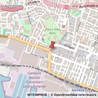 Mappa Piazza poch bernardo 14/r, 16100 Genova, Genova (Liguria)
