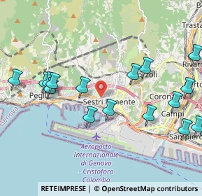 Mappa 16154 Genova GE, Italia (2.59722)