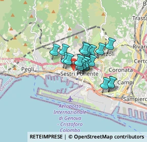 Mappa 16154 Genova GE, Italia (1.00947)