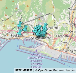 Mappa Passo del Cantarena, 16154 Genova GE, Italia (0.69667)