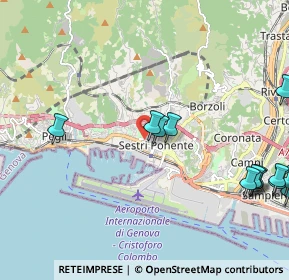 Mappa 16154 Genova GE, Italia (2.80154)
