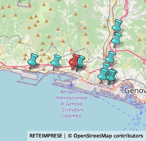 Mappa 16154 Genova GE, Italia (3.21846)
