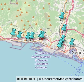 Mappa 16154 Genova GE, Italia (3.4475)