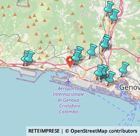 Mappa 16154 Genova GE, Italia (4.11071)