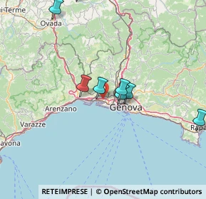 Mappa Passo del Cantarena, 16154 Genova GE, Italia (22.09091)