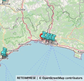 Mappa Passo del Cantarena, 16154 Genova GE, Italia (37.944)