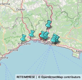 Mappa 16154 Genova GE, Italia (7.96727)