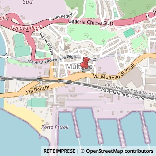 Mappa Via Multedo di Pegli, 107, 16155 Genova, Genova (Liguria)