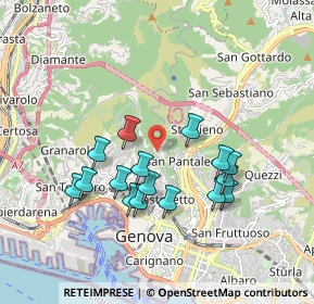 Mappa Via Cima di S. Pantaleo, 16137 Genova GE, Italia (1.7)