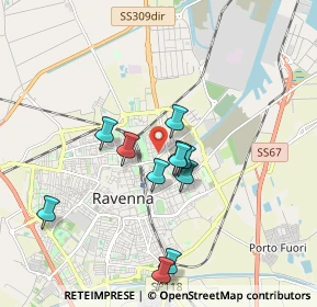 Mappa Via delle Industrie, 48122 Ravenna RA, Italia (1.57091)