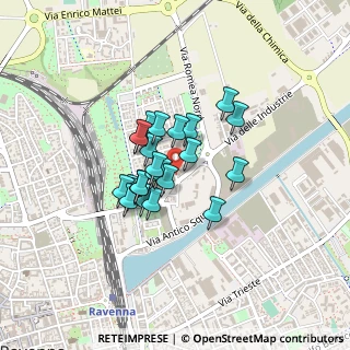 Mappa Via delle Industrie, 48122 Ravenna RA, Italia (0.292)