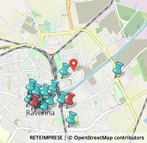 Mappa Via delle Industrie, 48122 Ravenna RA, Italia (1.273)