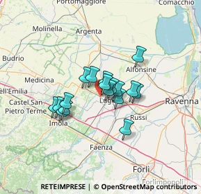 Mappa Via Plontino, 48022 Lugo RA, Italia (8.93059)