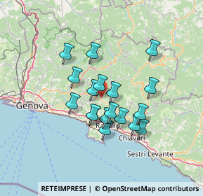 Mappa 16047 Moconesi GE, Italia (11.00944)