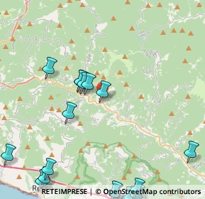 Mappa 16047 Moconesi GE, Italia (5.97056)