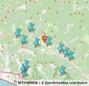 Mappa 16047 Moconesi GE, Italia (4.52833)