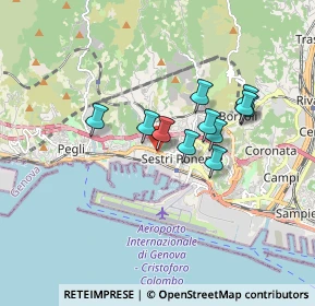 Mappa Via dei Costo, 16154 Genova GE, Italia (1.34636)