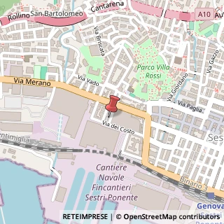Mappa Via Capitano del Popolo, 25, 16154 Genova, Genova (Liguria)