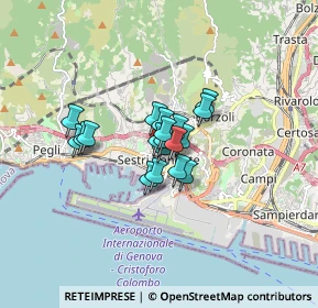 Mappa Via Paglia, 16154 Genova GE, Italia (0.91632)