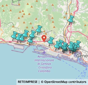 Mappa Via Giuseppe de Notaris, 16154 Genova GE, Italia (4.0385)