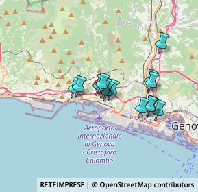 Mappa Via Giuseppe de Notaris, 16154 Genova GE, Italia (2.46933)