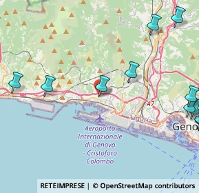 Mappa Via Giuseppe de Notaris, 16154 Genova GE, Italia (6.86067)