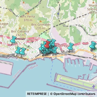 Mappa Via Fabio Garelli, 16155 Genova GE, Italia (0.661)