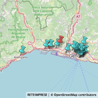 Mappa Via Rexello, 16156 Genova GE, Italia (8.7465)