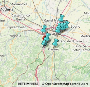 Mappa Via Rio delle Lastre, 40037 Borgonuovo BO, Italia (8.5175)