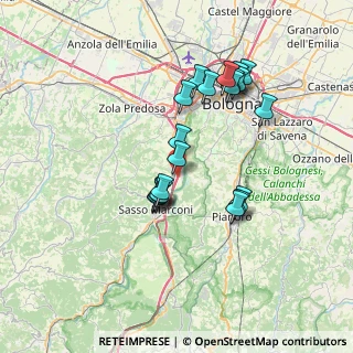 Mappa Via I Maggio, 40037 Borgonuovo BO, Italia (6.568)