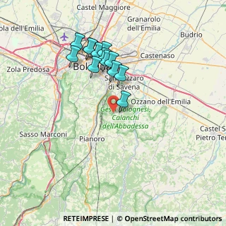 Mappa Via Caivoletta, 40065 Pianoro BO, Italia (6.91692)