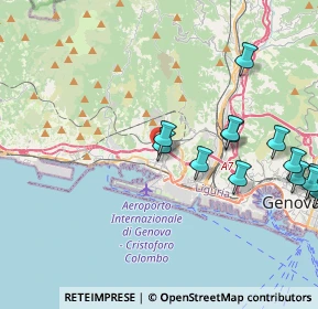 Mappa Viale Carlo Canepa, 16153 Genova GE, Italia (5.28333)