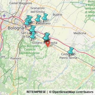 Mappa Via Palazzo Bianchetti, 40064 Ozzano dell'Emilia BO, Italia (7.44)