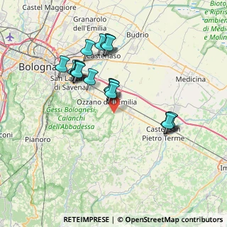 Mappa Via Palazzo Bianchetti, 40064 Ozzano dell'Emilia BO, Italia (7.055)