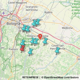 Mappa Via Palazzo Bianchetti, 40064 Ozzano dell'Emilia BO, Italia (7.035)