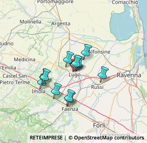 Mappa Via Giorgio Bizet, 48022 Lugo RA, Italia (9.58167)