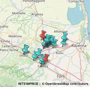 Mappa Via Giorgio Bizet, 48022 Lugo RA, Italia (8.56)