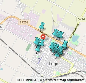 Mappa Via Giorgio Bizet, 48022 Lugo RA, Italia (0.7375)