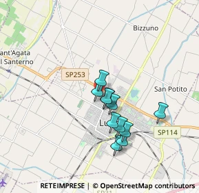 Mappa Via Bertazzoli Cardinale Francesco, 48022 Lugo RA, Italia (1.37818)