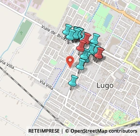 Mappa Via Ugo Foscolo, 48022 Lugo RA, Italia (0.321)