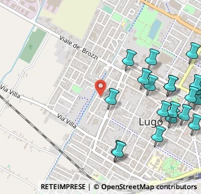 Mappa Via Ugo Foscolo, 48022 Lugo RA, Italia (0.6845)